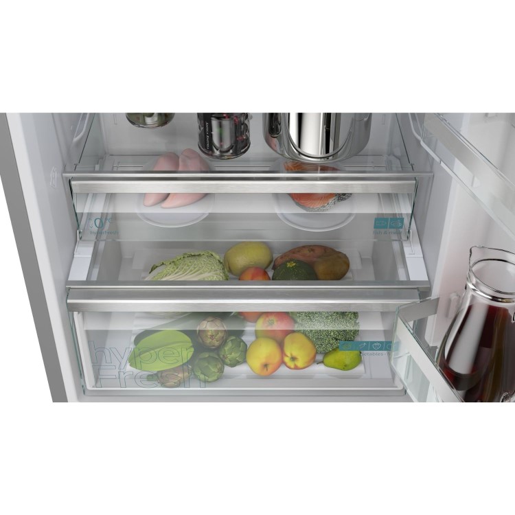 Siemens iQ300 440 Litre 60/40 Freestanding Fridge Freezer - Stainless Steel
