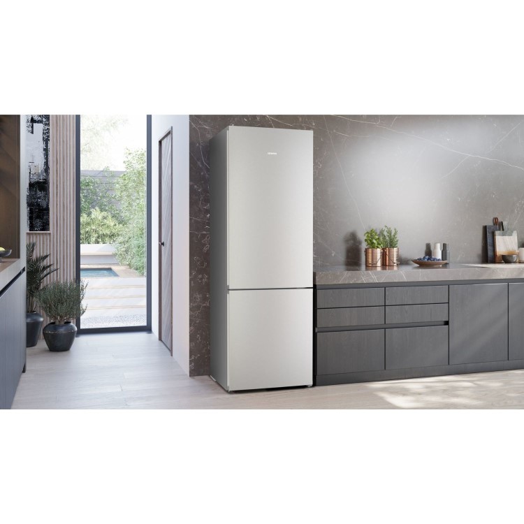 Siemens iQ300 440 Litre 60/40 Freestanding Fridge Freezer - Stainless Steel