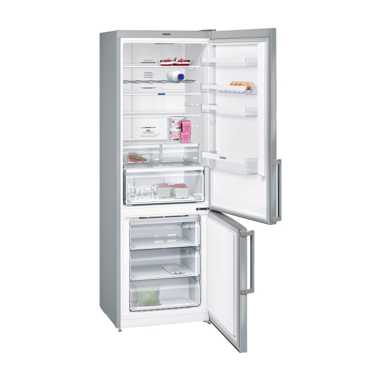 GRADE A2 - Siemens KG49NXI30 70cm Freestanding Frost Free Fridge Freezer in Inox-easyclean