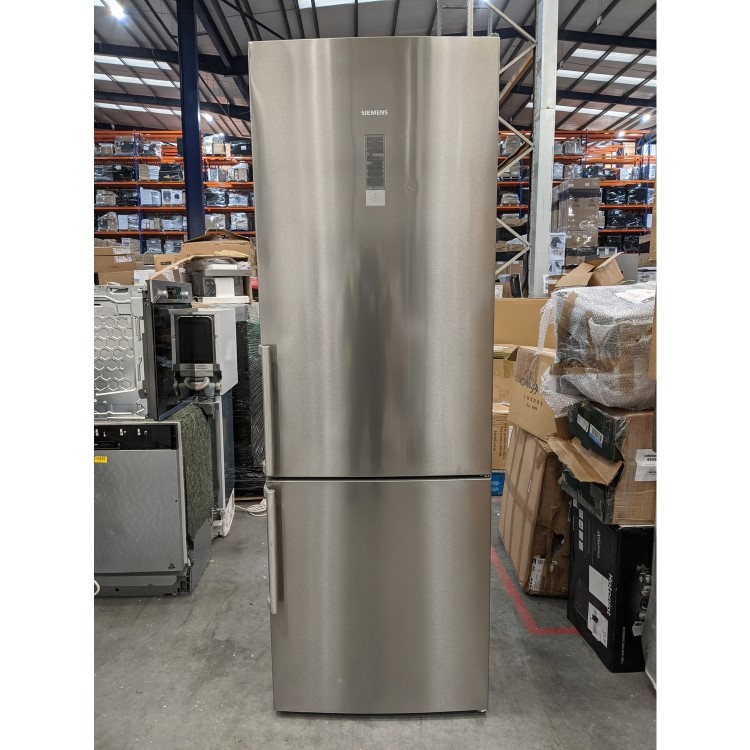 Refurbished Siemens iQ300 KG49NXIEPG Freestanding 435 Litre 70/30 Fridge Freezer Stainless Steel