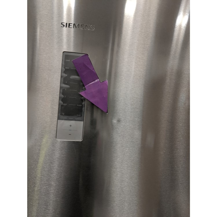 Refurbished Siemens iQ300 KG49NXIEPG Freestanding 435 Litre 70/30 Fridge Freezer Stainless Steel