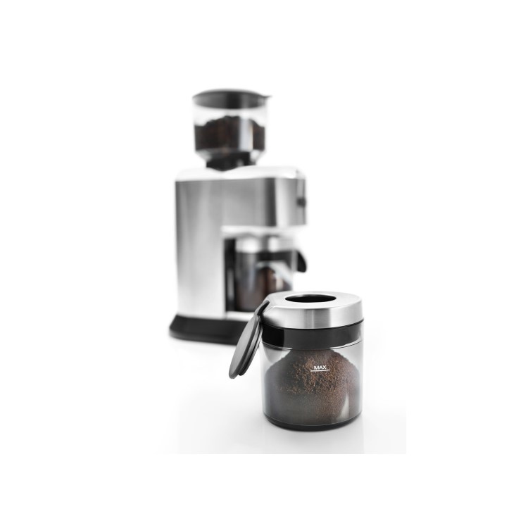 De Longhi KG521M Dedica Burr Grinder with LCD Digital Display - Silver