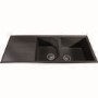 CDA KG64BL Composite Double Bowl Sink