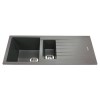 1.5 Bowl Inset Grey Composite Kitchen Sink - CDA