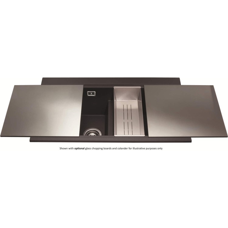 CDA KG80 Composite 2.0 Bowl Sink Black