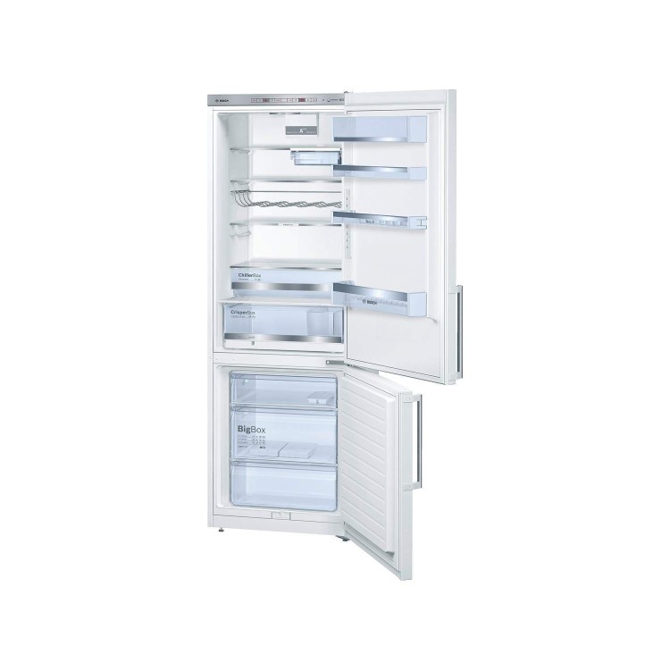 Bosch KGE49BW41G Low Frost White Freestanding Fridge Freezer