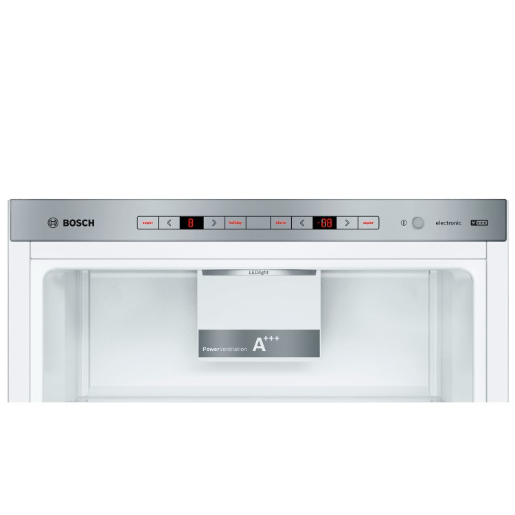 GRADE A2 - Bosch Serie 4 KGE49VW4AG 201x70cm 412L Freestanding Fridge Freezer - White