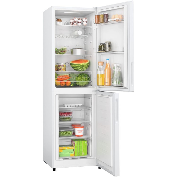 Bosch Series 2 255 Litre 50/50 Freestanding Fridge Freezer - White