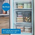Refurbished Bosch Serie 2 KGN34NLEAG Freestanding 300 Litre 50/50 Frost Free Fridge Freezer Stainless Steel Look