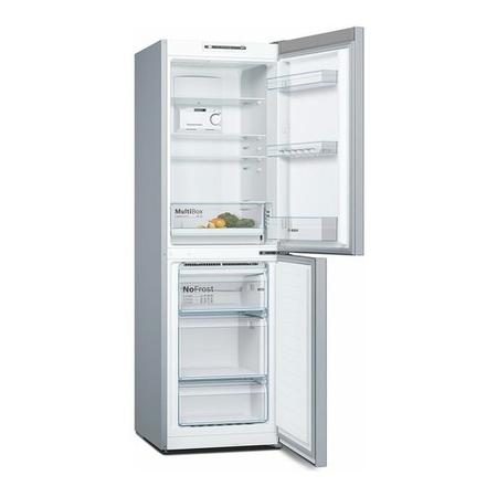 GRADE A3 - Bosch Serie 2 KGN34NL3AG Freestanding Fridge Freezer Frost Free - Stainless Steel Look