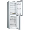 Refurbished Bosch Serie 2 KGN34NLEAG Freestanding 300 Litre 50/50 Frost Free Fridge Freezer Stainless Steel Look