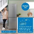 Refurbished Bosch Serie 2 KGN34NLEAG Freestanding 300 Litre 50/50 Frost Free Fridge Freezer Stainless Steel Look