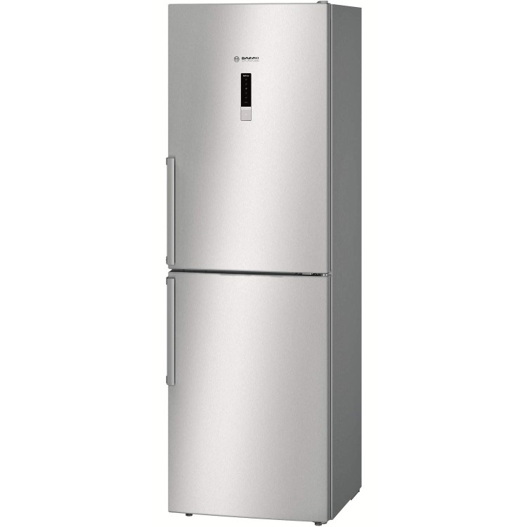 Bosch KGN34XL30G Frost Free Multiflow Freestanding Fridge Freezer - Inox-look