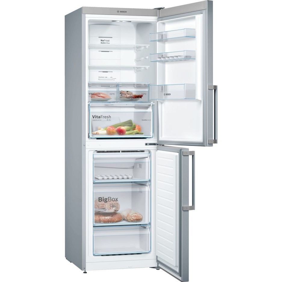 Bosch Serie 8 KGN34XL35G Freestanding Fridge Freezer Frost Free