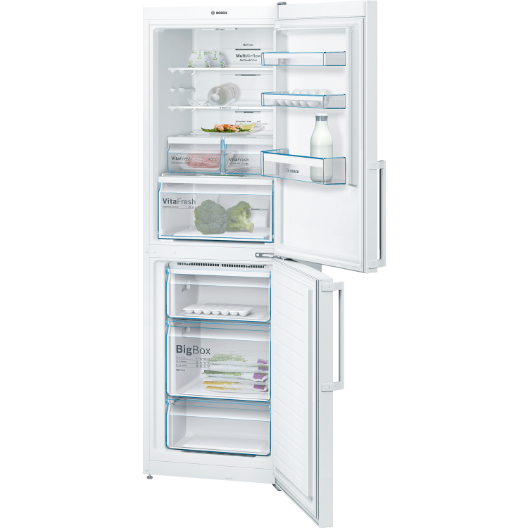 Bosch Serie 4 KGN34XW35G Freestanding Fridge Freezer Frost Free - White