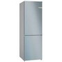 Refurbished Bosch Series 4 KGN362LDFG Freestanding 321 Litre 60/40 Frost Free Fridge Freezer Stainless Steel Look