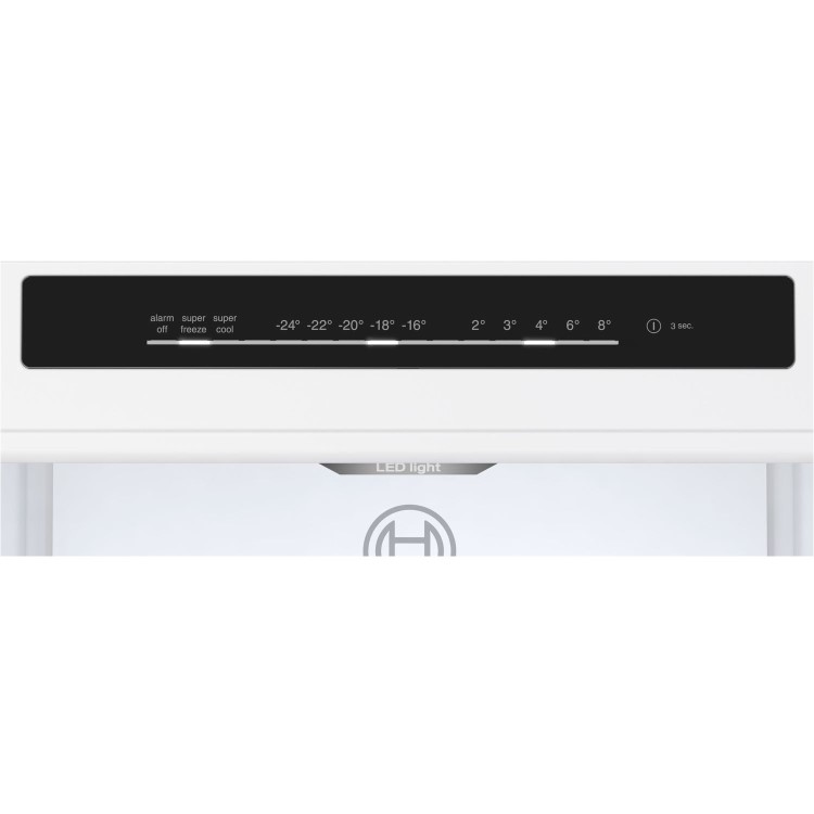 Refurbished Bosch Series 4 KGN362LDFG Freestanding 321 Litre 60/40 Frost Free Fridge Freezer Stainless Steel Look