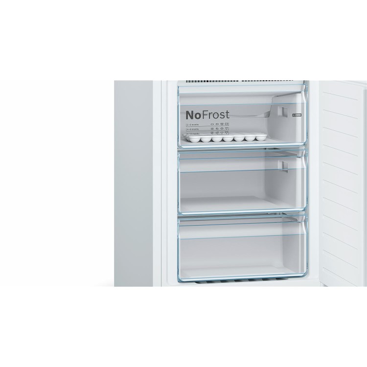 Bosch Serie 4 KGN36XW35G NoFrost VitaFresh Freestanding Fridge Freezer White