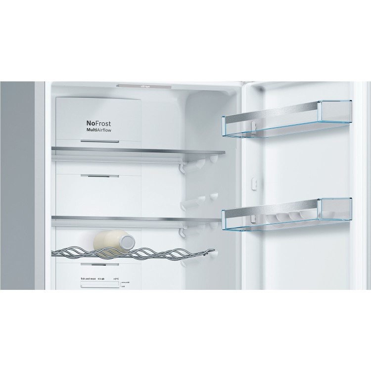 Bosch Series 4 326 Litre 60/40 Freestanding Fridge Freezer - Matt Black