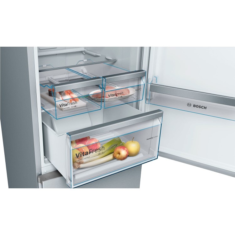 Bosch Series 4 326 Litre 60/40 Freestanding Fridge Freezer - Matt Black