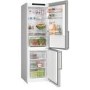 Bosch Series 4 221 Litre 60/40 Freestanding Fridge Freezer With VitaFresh XXL - Stainless Steel