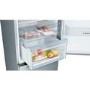Bosch 324 Litre 60/40 Freestanding Fridge Freezer - Stainless steel look