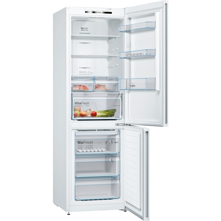 Bosch KGN36VW35G NoFrost Freestanding Fridge Freezer With VitaFresh Drawer - White