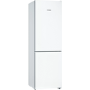 GRADE A2 - Bosch KGN36VWEAG Serie 4 Frost Free Freestanding Fridge Freezer With VitaFresh Drawers - White