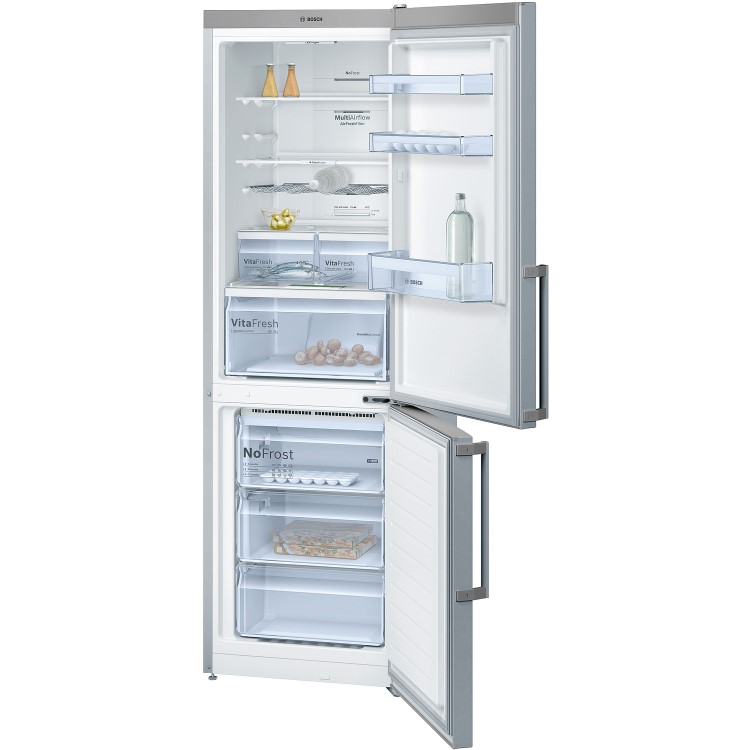 GRADE A2 - Bosch KGN36XI35G Easyclean 324L A++ Freestanding Fridge Freezer  Stainless Steel