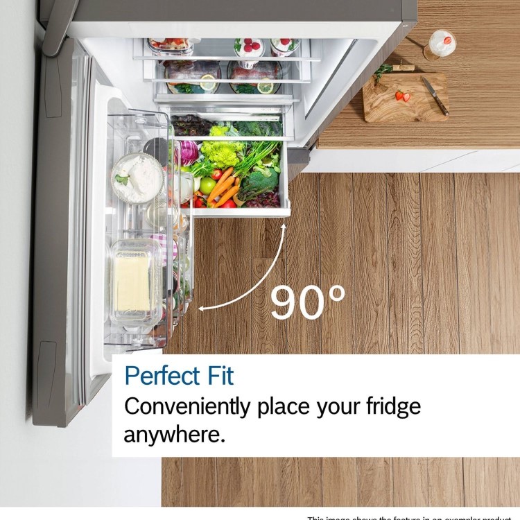 Bosch Series 4 363 Litre 70/30 Freestanding Fridge Freezer - Stainless Steel
