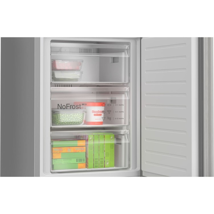 Bosch Series 4 363 Litre 70/30 Freestanding Fridge Freezer - Stainless Steel