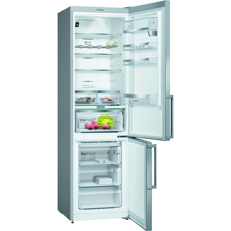 Bosch 279 Litre 70/30 Freestanding Fridge Freezer - Stainless Steel 