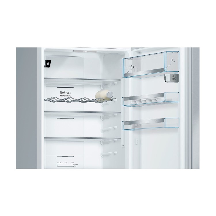 Bosch 279 Litre 70/30 Freestanding Fridge Freezer - Stainless Steel 
