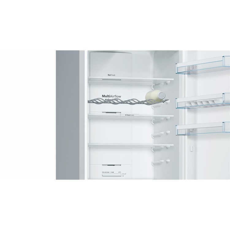 Bosch KGN39IJ3AG Serie 4 203x60cm Vario Style NoFrost Freestanding Fridge Freezer With Exchangeable Colour Front