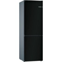 Bosch Series 4 368 Litre Freestanding Fridge Freezer - Black Matt