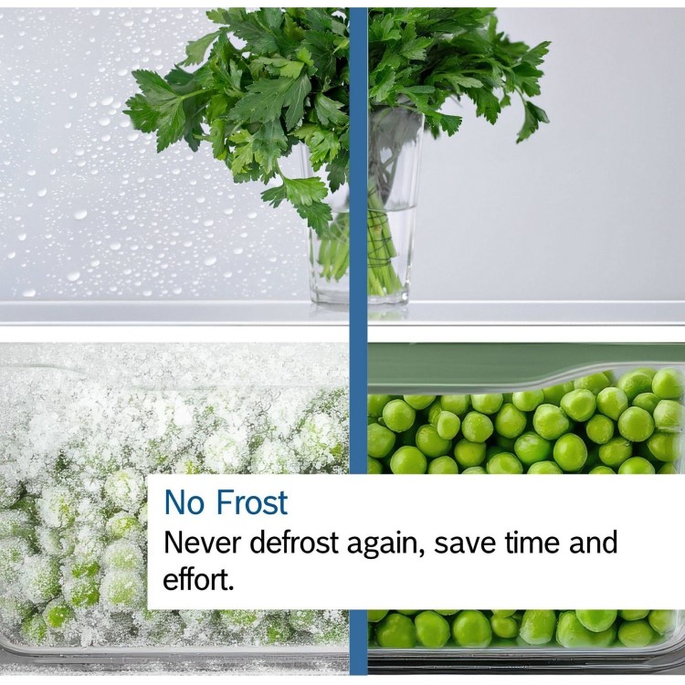 Bosch Series 4 363 Litre 70/30 Freestanding Fridge Freezer - Cast Iron