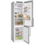 Bosch Series 4 363 Litre Freestanding Fridge Freezer - Stainless Steel