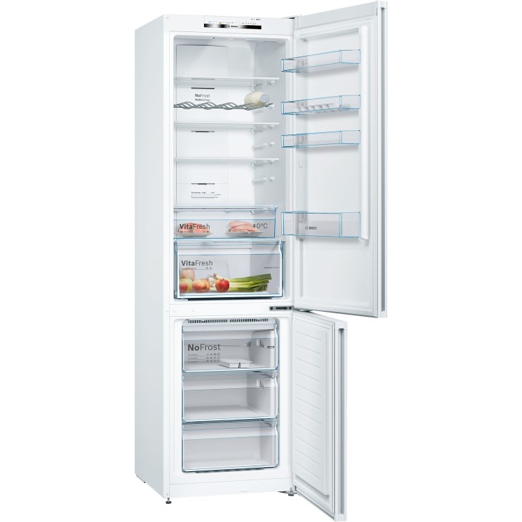 Bosch 366 Litre 70/30 Freestanding Fridge Freezer - White