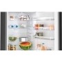 Bosch Series 4 363 Litre Freestanding Fridge Freezer - Black Stainless Steel