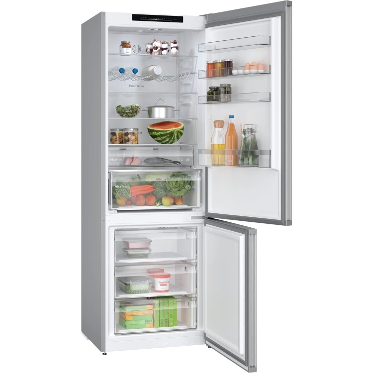 Refurbished Bosch Series 4 KGN492LDFG Freestanding 440 Litre 70/30 Frost Free Fridge Freezer Stainless Steel