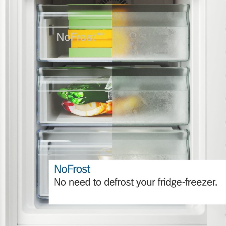 Refurbished Bosch Series 4 KGN492LDFG Freestanding 440 Litre 70/30 Frost Free Fridge Freezer Stainless Steel