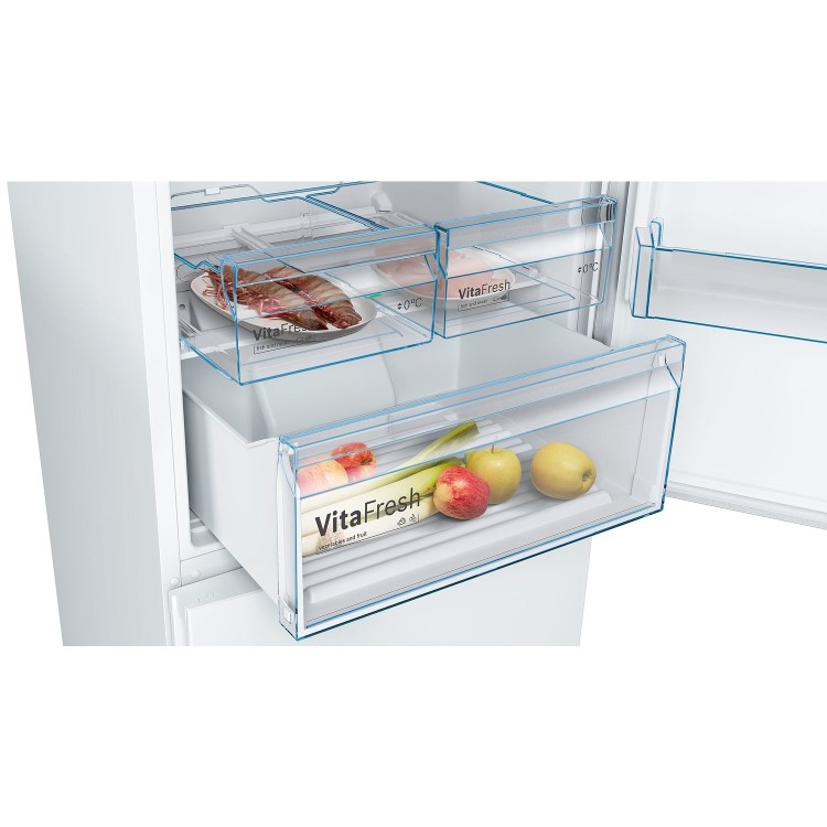 Bosch 435 Litre 70/30 Freestanding Fridge Freezer - White