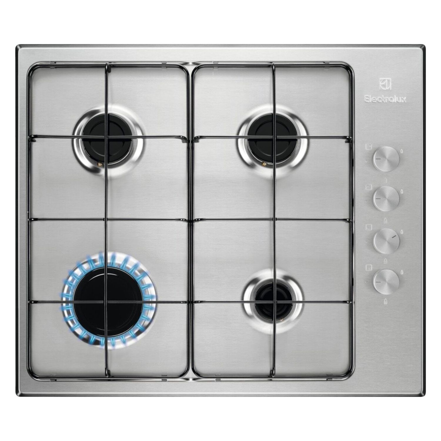 60cm 4 Burner Gas Hob Stainless Steel