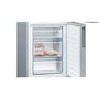 Bosch 287 Litre  Freestanding Fridge Freezer - Stainless steel look