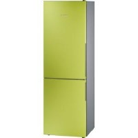 Bosch KGV36VH32S Low Frost Freestanding Fridge Freezer With Lime Green Doors