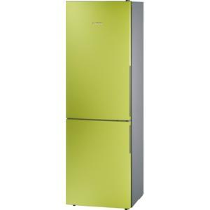 Bosch KGV36VH32S Low Frost Freestanding Fridge Freezer With Lime Green Doors
