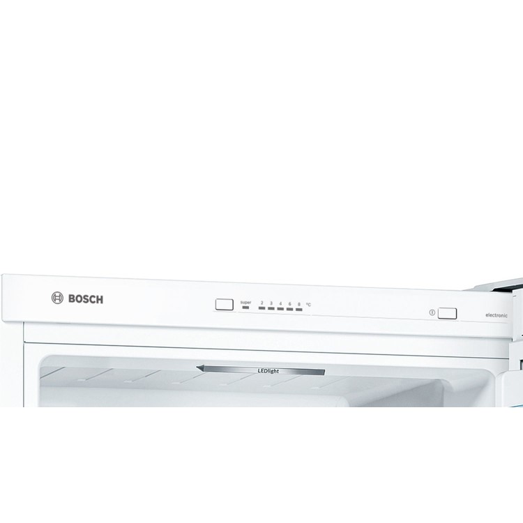 Bosch Series 4 308 Litre Low Frost Freestanding Fridge Freezer - White