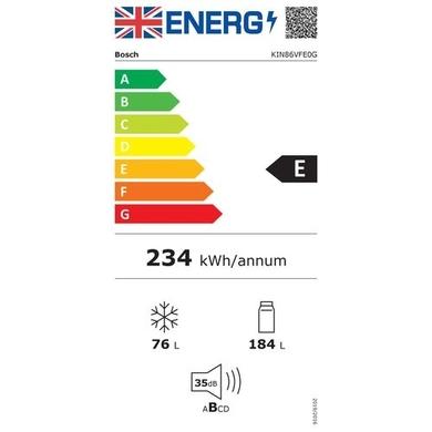 Refurbished Bosch Series 4 KIN86VFE0G Integrated 260 Litre 70/30 Frost Free Fridge Freezer