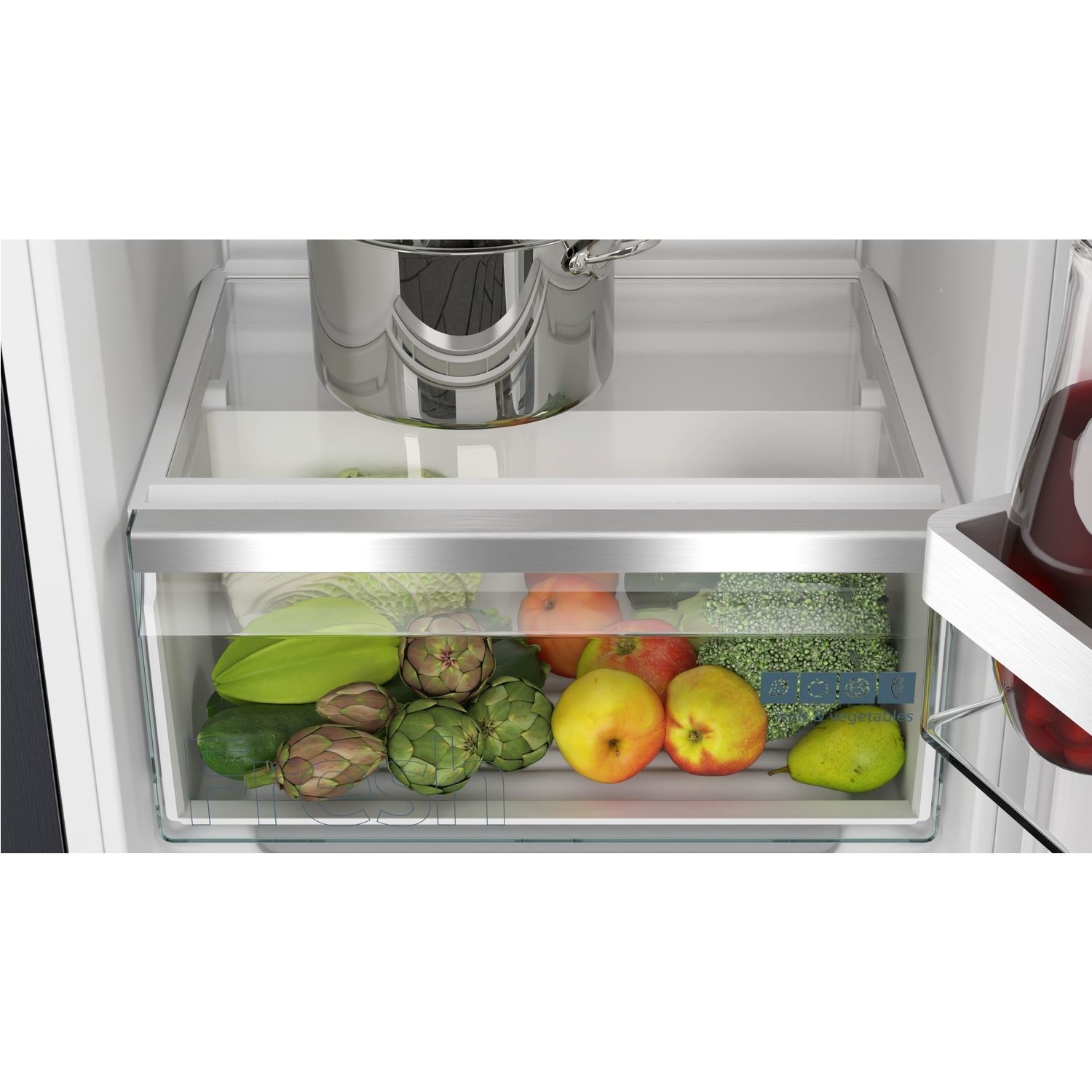 Siemens IQ300 136 Litre Integrated In Column Larder Fridge KI21RVFE0 siemens-iq300-136-litre-integrated-in-column-larder-fridge-ki21rvfe0