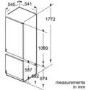 Siemens 70/30  277 Litre Integrated Fridge Freezer 